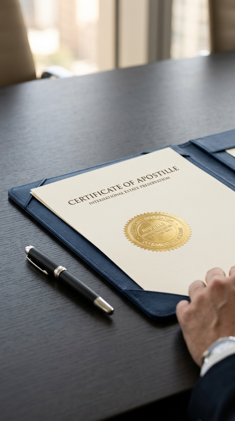 Executive Apostille Services for Global Estate Protection