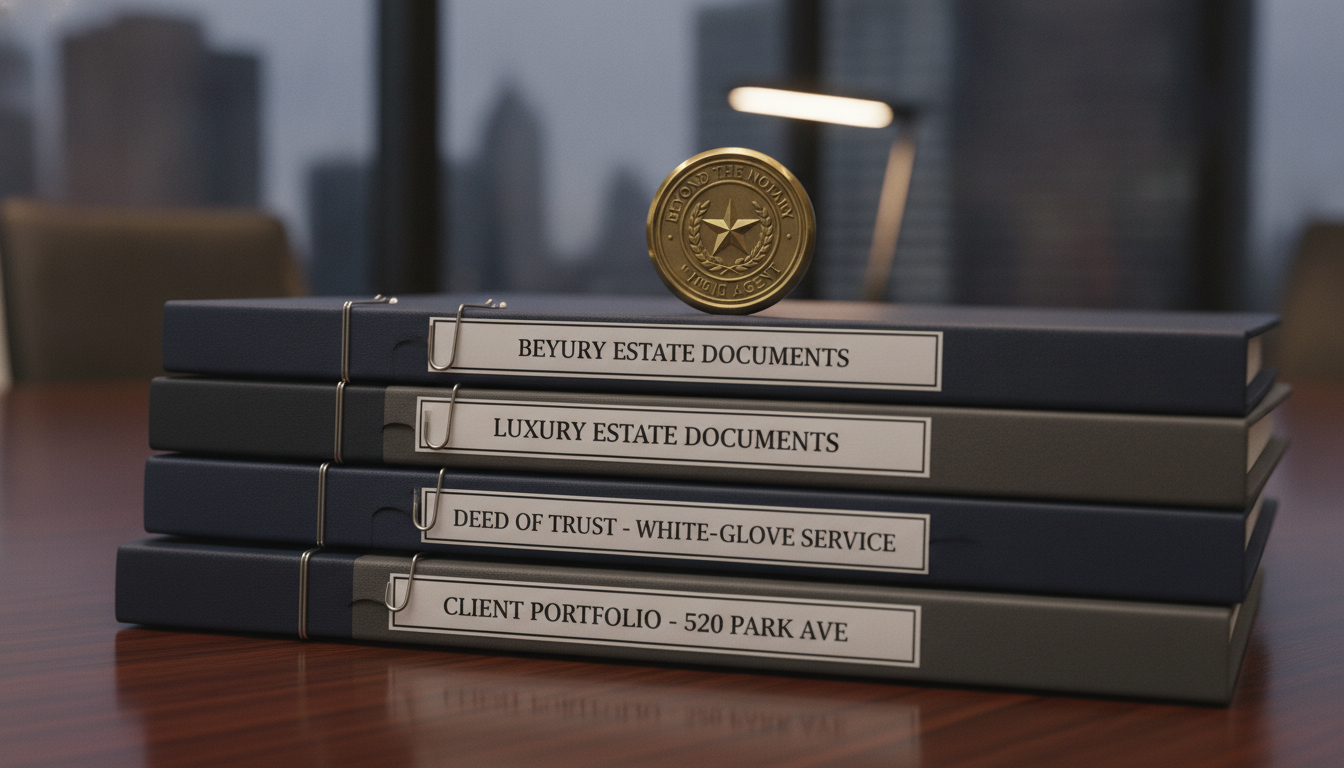 Beyond the Notary: Why White-Glove Signing Services are Indispensable for Luxury Properties